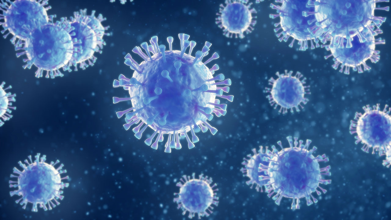 Depiction of a virus
